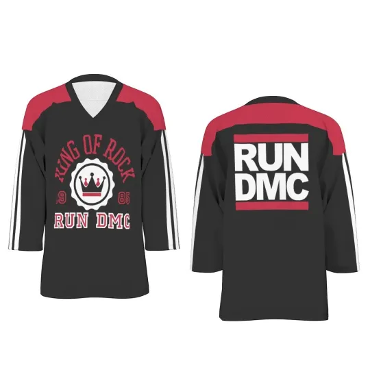 Discover RUN DMC King of Rock Unisex Hockey Jersey