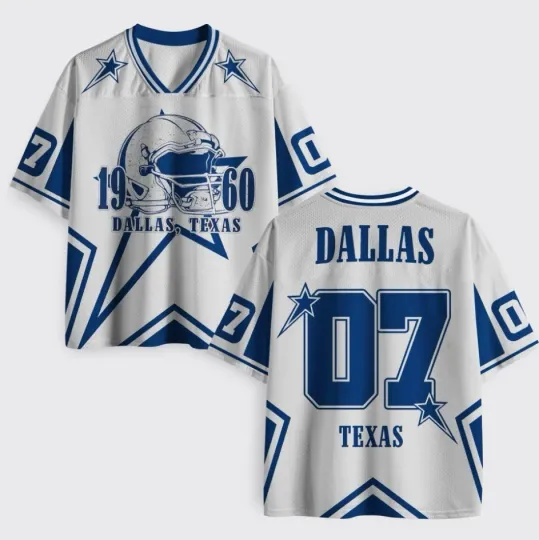 Discover Personalized Vintage Mesh Football Jersey