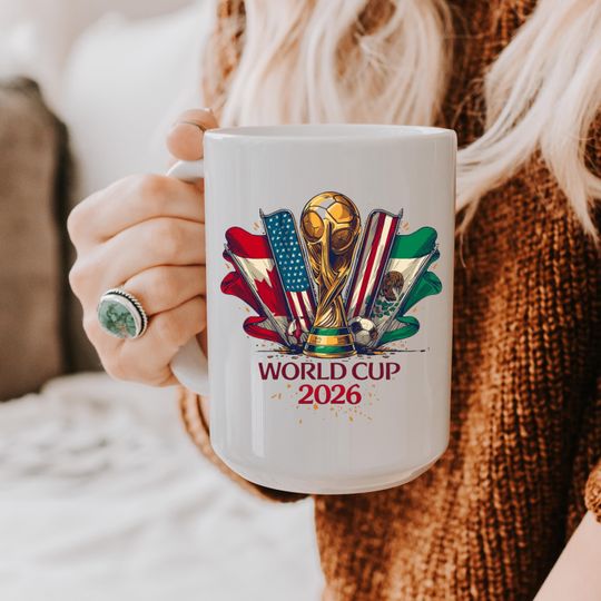 Discover World Cup 2026, Football Fan Ceramic Mug, Football Lover Gift