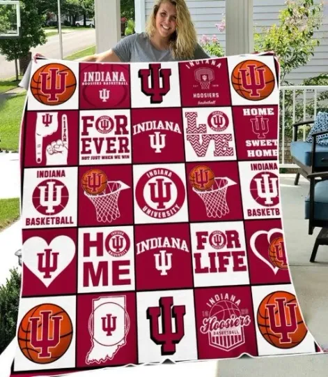 College Sports Fan Flannel Blanket Stadium Team Spirit Gift Throw