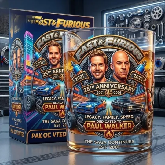 Discover Fast Furious 25Th Anniversary Whiskey Glass