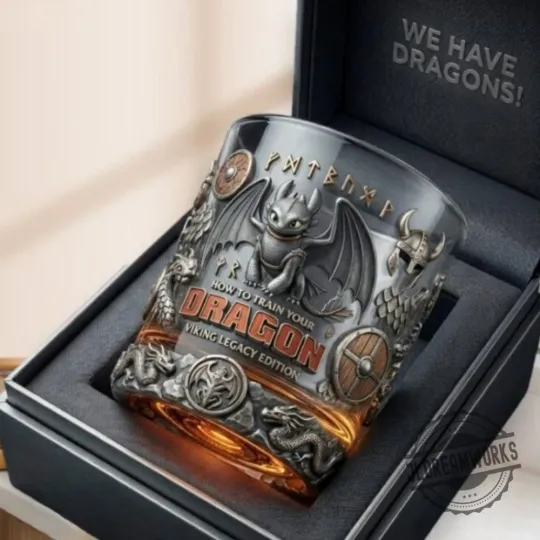 Discover How To Train Your Dragon Viking Whiskey Glass