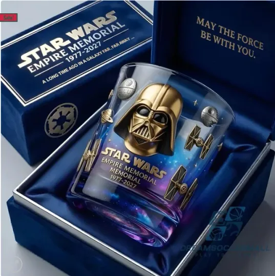 Discover Star Wars Empire Memorial 1977-2027 Whiskey Glass