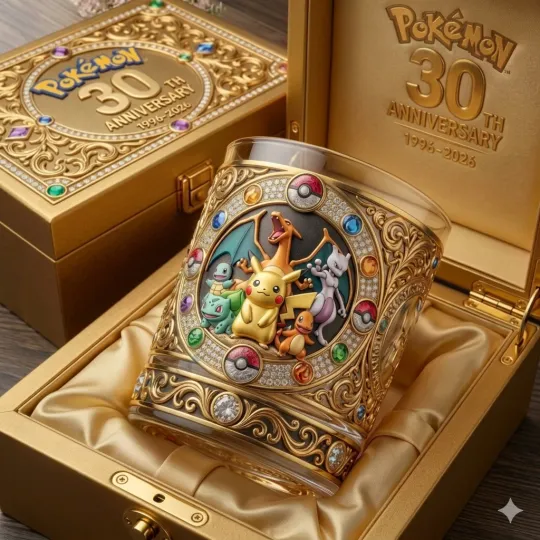 PKM 30th Anniversary 1996-2026 Glassware Whiskey Glass