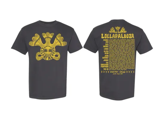 Lollapalooza 2026 Tour Lolla Guide Lineup T-Shirt All Size