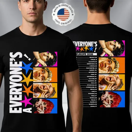 Discover 5 Seconds of Summer Everyone’s A Star 2026 Tour Dates Unisex 2Sided T-Shirt