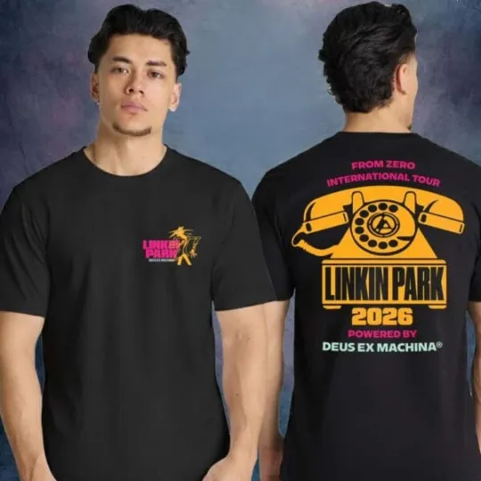 Linkin Park x Deus Ex Machina Web Tee From Zero International Tour 2026 T-Shirt