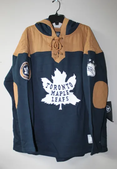 New NHL Toronto Maple Leafs Lacer Jersey Style Mid-Weight Hoodie Men