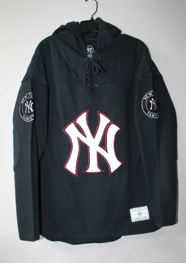 Discover New York Yankees Lacer Hockey Hoodie Jersey