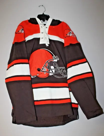 Discover Cleveland Browns Hockey Hoodie Jersey Men