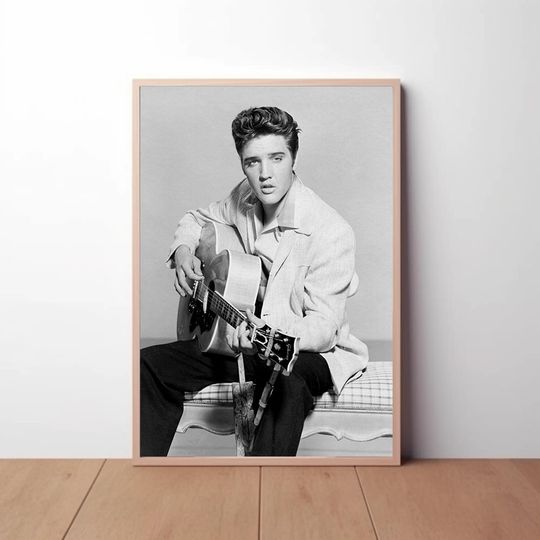 Discover Elvis Presley Vintage Art Print: Iconic Rock and Roll Photography