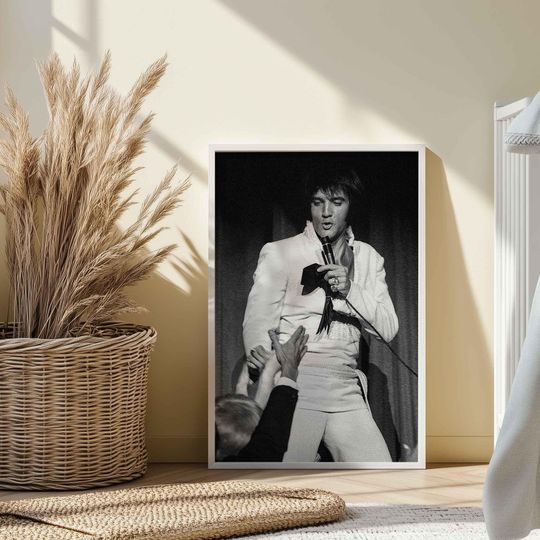 Discover Vintage Elvis Presley Poster: Retro Music Icon Wall Art