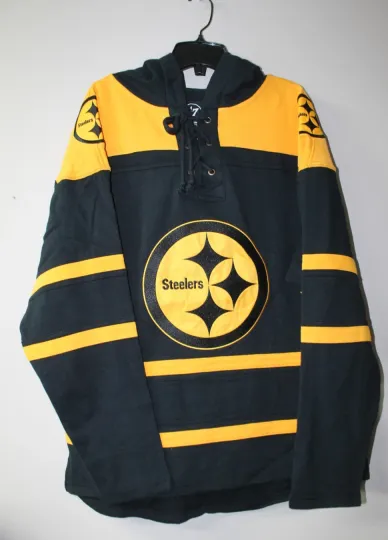 Discover Pittsburgh Steeler Football Lacer Hoodie Men Jersey