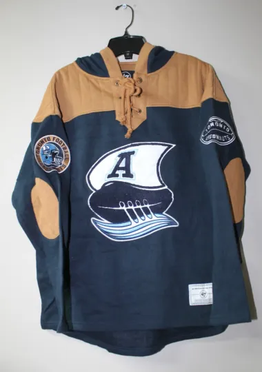 Toronto Argonauts CFL Lacer Jersey Style Hoodie Men’s