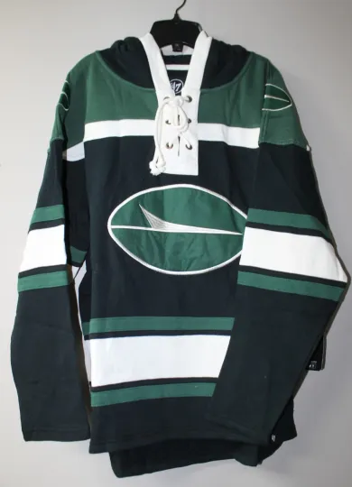 Discover New York Jets Lacer Hockey Hoodie Jersey Men's