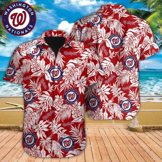 Discover Washington Team Nationalss Hawaiian Shirt, Button Down Full Size S-5XL
