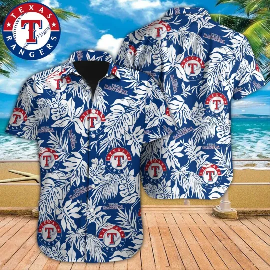 Discover Texas Team Rangerss Hawaiian Shirt , Button Down Full Size S-5XL