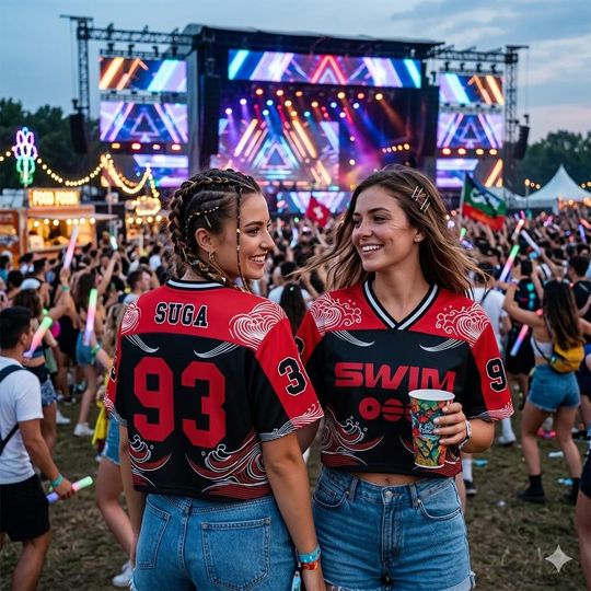 Discover BanggTann Crop Top Mesh Baseball Jersey World Tour 2026 Merchandise