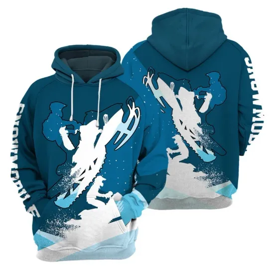 Discover 3D Snowmobile Hoodie All Over Print