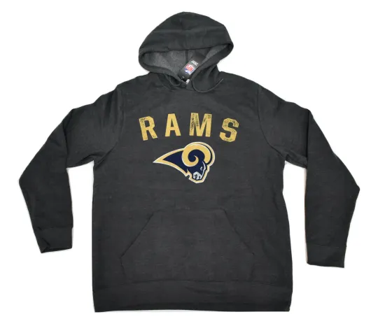 Discover Majestic Football Men's Los Angeles Rams Hoodie Small