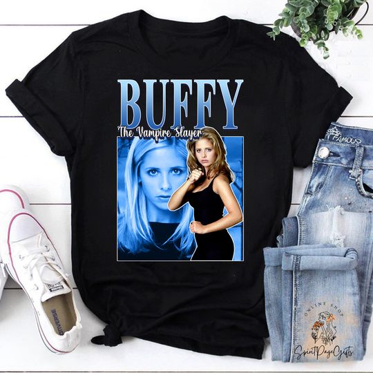 Elvis Has Left The Building Buffy The Vampire Slayer Unisex T-Shirt, Vintage 90s Movies Shirt