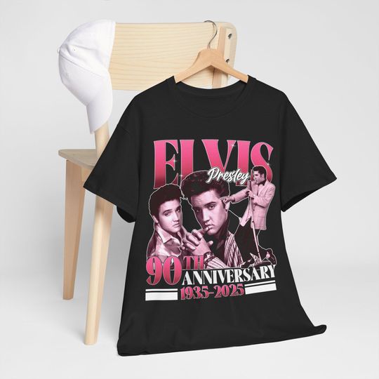 Discover Elvis Presley Shirt, Elvis T-Shirt, Elvis Presley Merch, Elvis Presley Retro Sweatshirt, Gift for Elvis Presley Fan, King Rock and Roll Tee