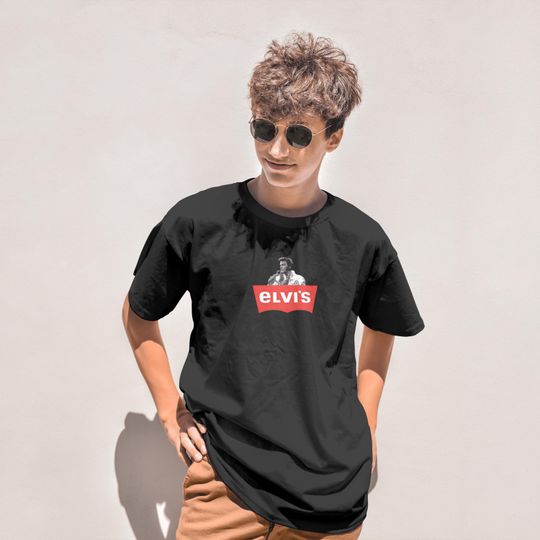 Discover Red Logo Vintage Singer T-Shirt | Music Icon Tee