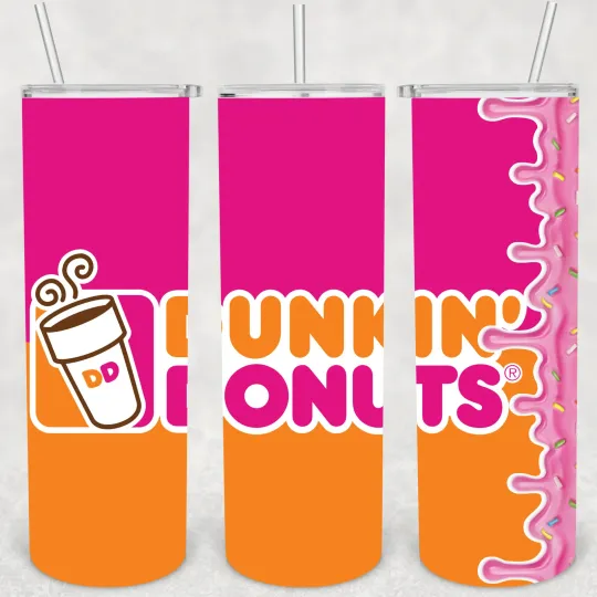 Discover Dunkie Junkie Tumbler 20oz with Lid and Straw