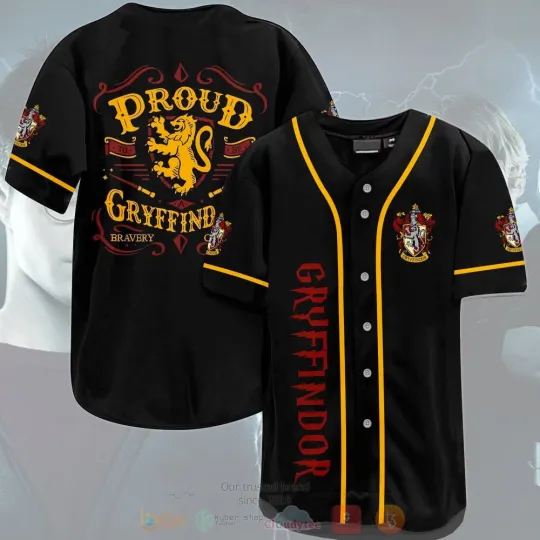Harry Potter Gryffindor House Baseball Jersey