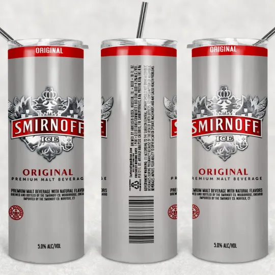 Discover SMIRNOFF ICE 20oz Insulated Tumbler with Lid and Straw