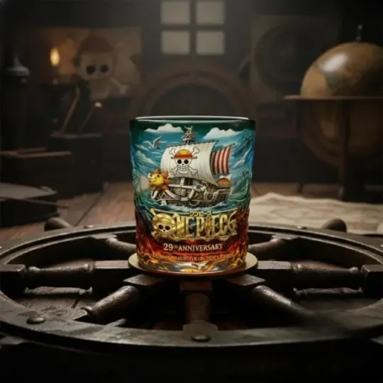 One Piece 29Th Anniversary Whiskey Glasss