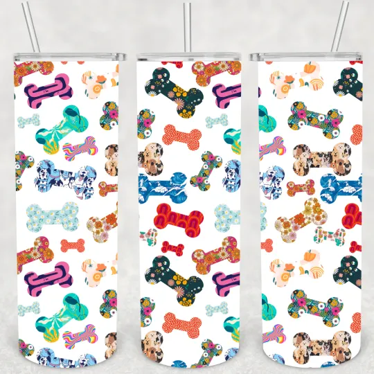 Discover Dog Tumbler  20oz Insulated Tumbler with Lid and Straw