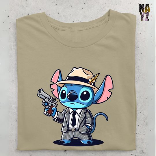 Stitch Montana Shirt, Scarface Stitch Shirt, Tony Montana Shirt, Gangster Inspired Shirt