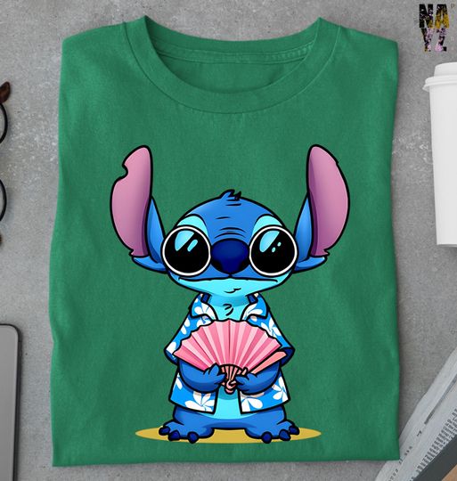 Discover Stitch Summer Shirt, Hawaiian Vacation Tee, Tropical Beach Stitch Outfit
