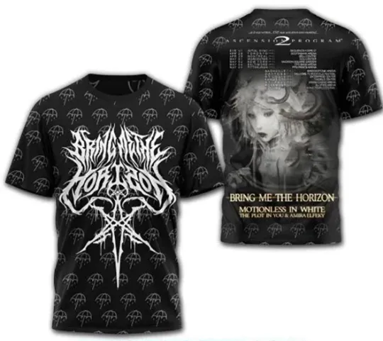 Bring Me the Horizon 2026 Tour Limited Edition 3D T-Shirt