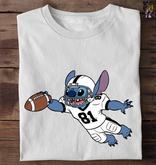 Discover Stitch Football Shirt, Disney Stitch Football Tee, Super Bowl Football Shirt