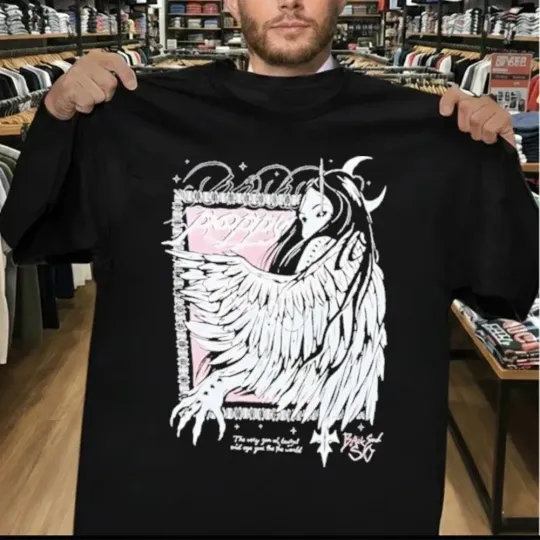 Discover Poppy Constantly Nowhere Tour 2026 Lyric Broken Halo T-Shirt