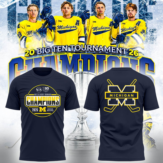 Discover Michigan Hockey Tournament Champions 2026 Premium T-Shirt