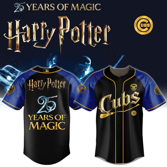 Chicago Cubs Harry Potter 25 Years Of Magic Game Night 2026 Special Edition Jersey