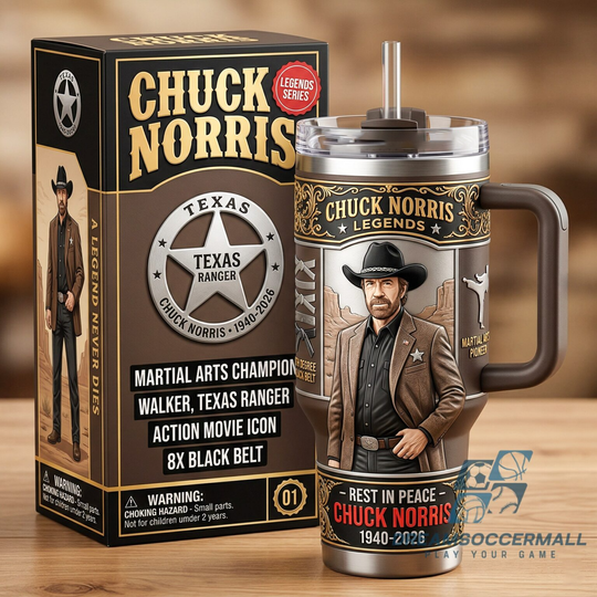 Discover Chuck Norris Legends Series Rest In Peace Memorial Handled Tumbler 40 oz With Handle