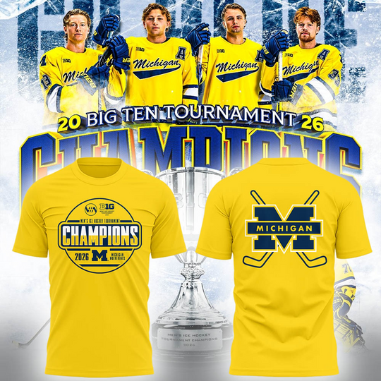 Discover Michigan Hockey Tournament Champions 2026 Premium T-Shirt