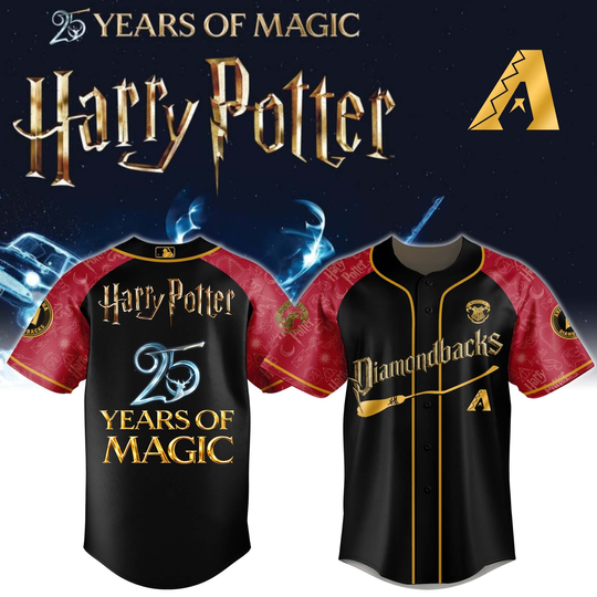 Discover Arizonna Diamondbacks Harry Potter 25 Years Of Magic Game Night 2026 Special Edition