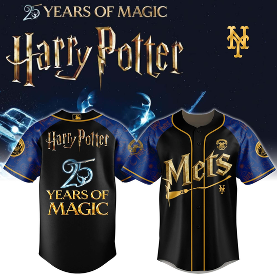 New York Mets Harry Potter 25 Years Of Magic Game Night 2026 Special Edition Jersey