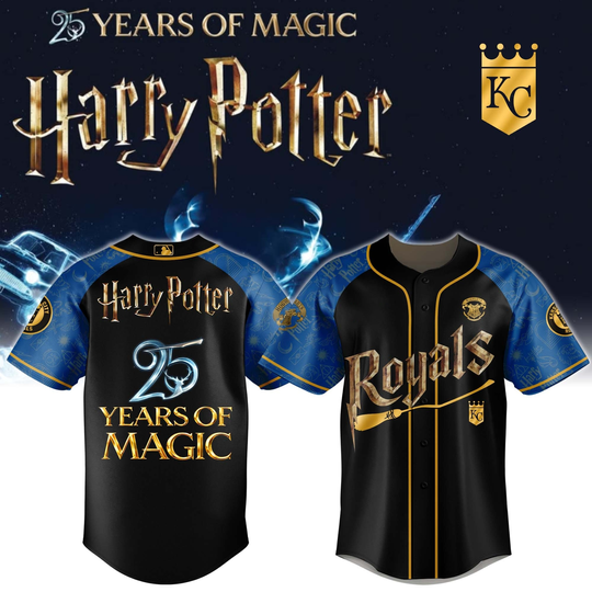 Kansas City Royals Harry Potter 25 Years Of Magic Game Night 2026 Special Edition Jersey