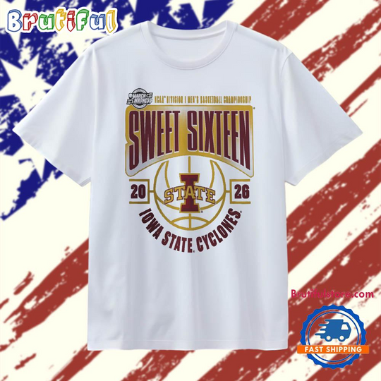 Discover Iowa State Cyclones 2026 Men’s Basketball Tournament March Madness Sweet 16 T Shirt