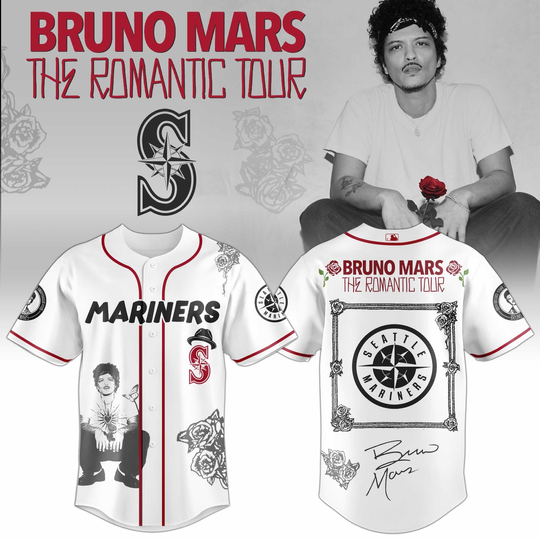 Discover Seattle Mariners Bruno Inspired 2026 Limited Edition Baseball Jersey