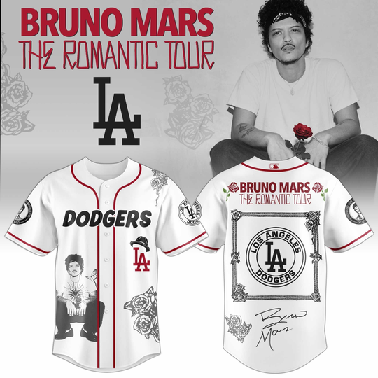 Los Angeles Dodgers Bruno Inspired 2026 Limited Edition Baseball Jersey