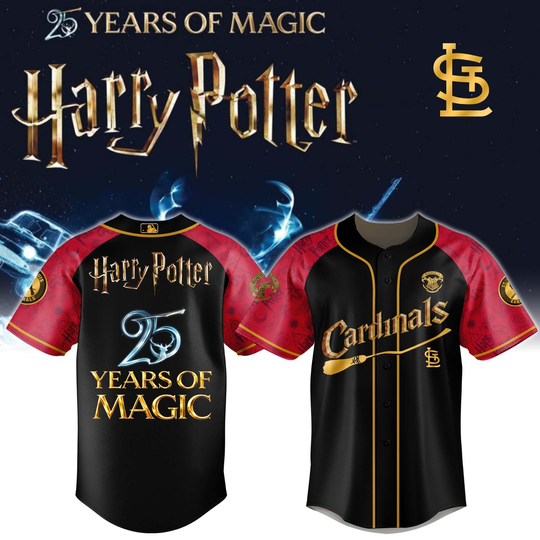 St. Louis Cardinals Harry Potter 25 Years Of Magic Game Night 2026 Special Edition Jersey