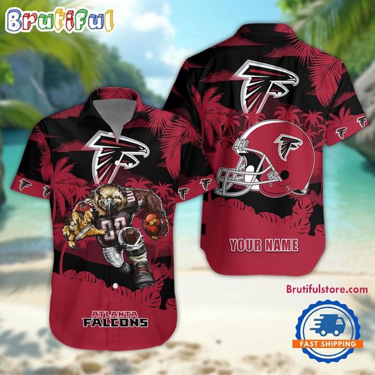Atlanta Falcons Football Mascot Summer Hawaiian Shirt