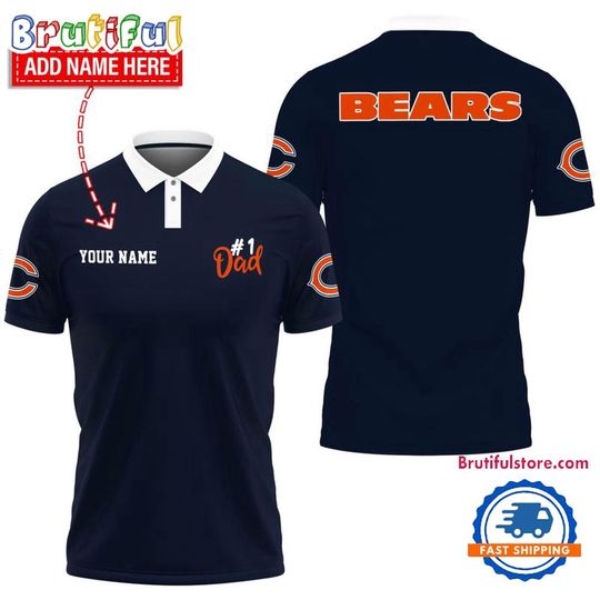 Chicago Bears Father’s Day Polo Shirts